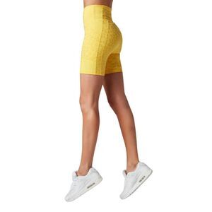 NWT Blanc Noir Yolo Bike Short Size Small Yellow Goldfinch